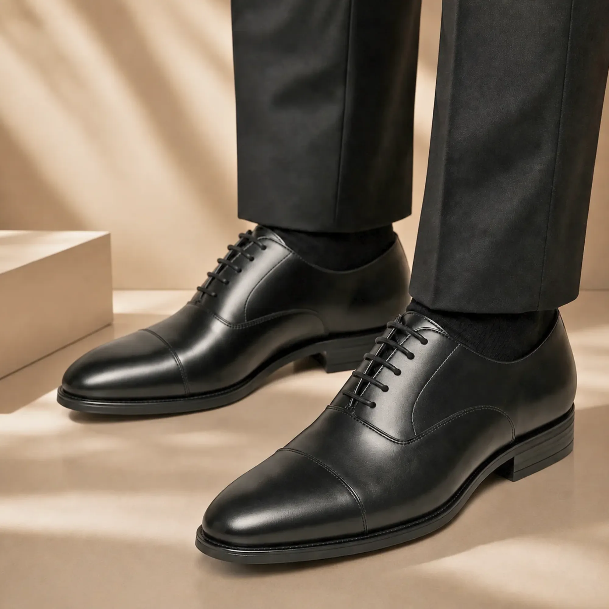 Shunox Genuine Leather Formal Oxford Shoe