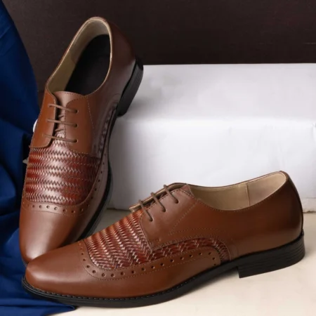 SHUNOX Formal Derby Shoes for Men