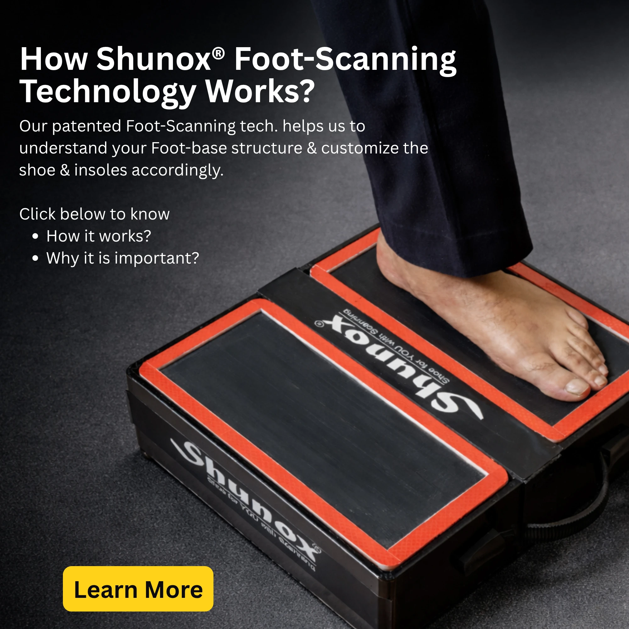 How foot-scanning tech works