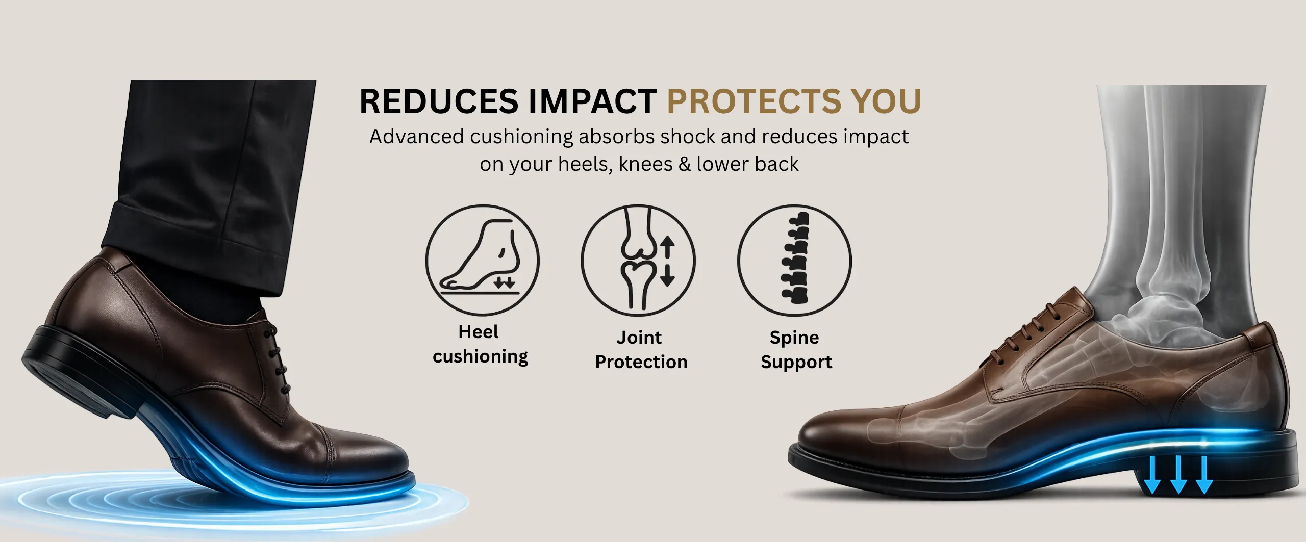 Heel Impact reduction SHUNOX