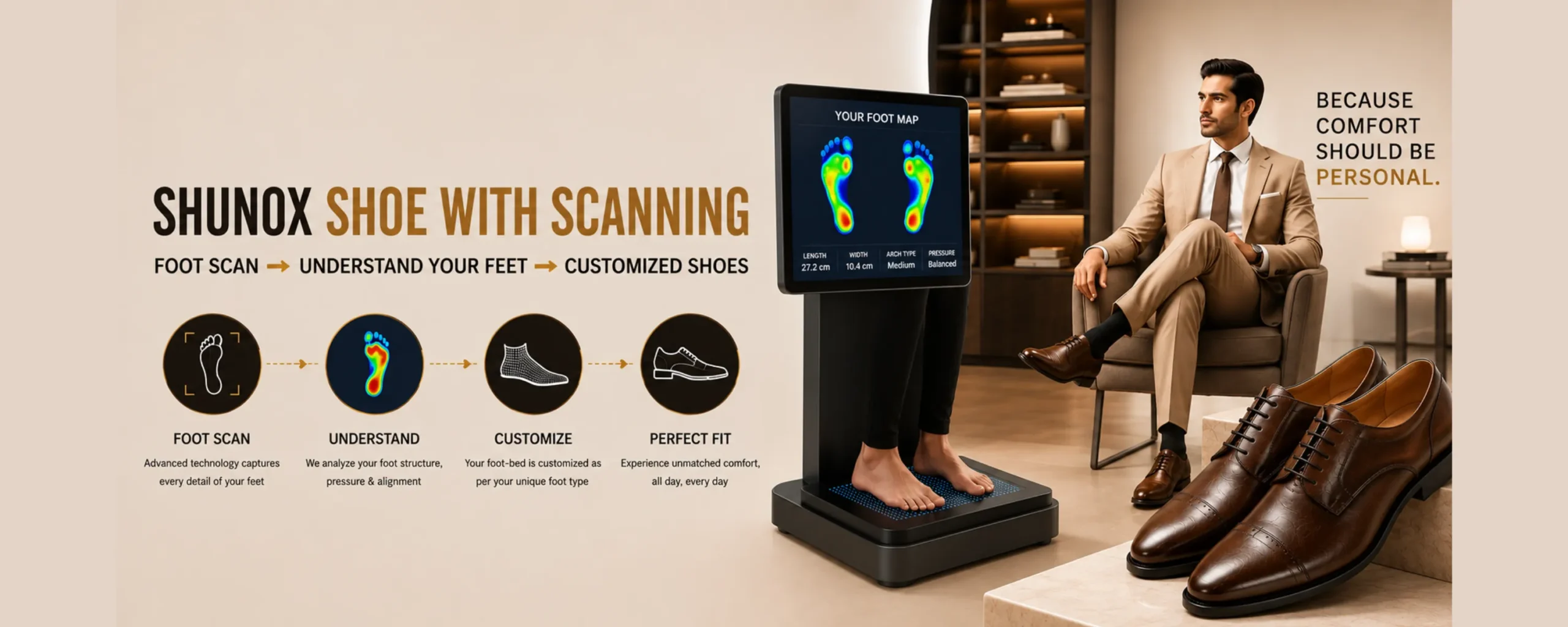 Shunox Foot-Scanning Main UI Banner 1