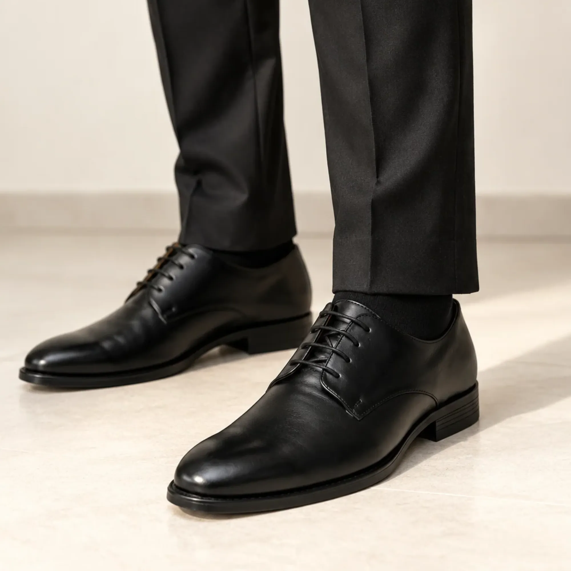 Shunox Genuine Leather Formal Classic Derby Shoe